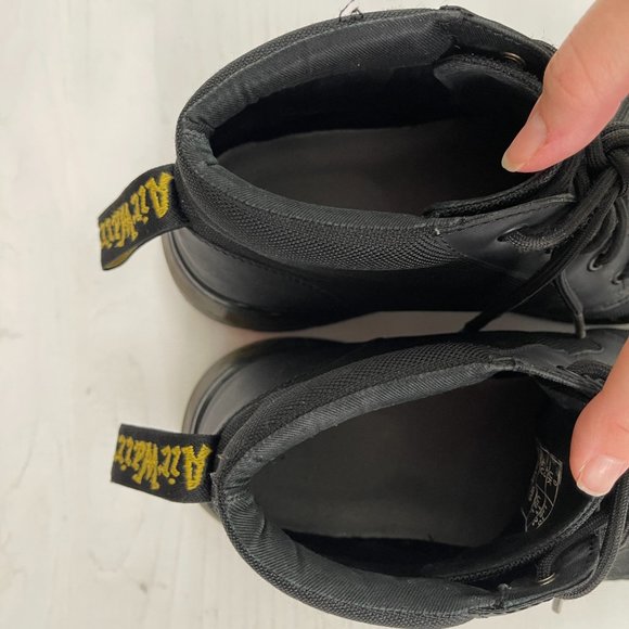 Dr Doc Martens Bonny Black Lace Up Boots Air Wair Bouncing Soles Men's Size 10 - Picture 16 of 16